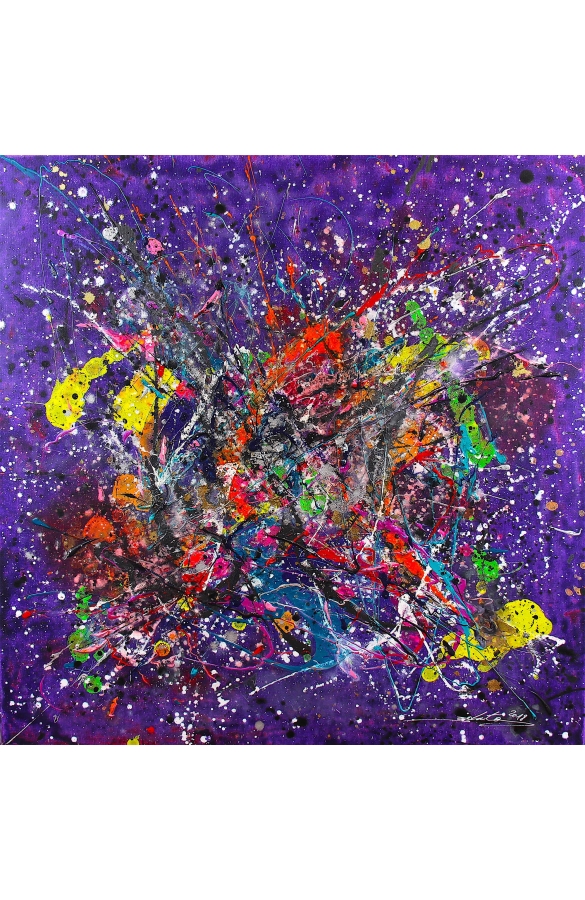 Purple Jazz Par Zokatos We Need Art Galerie D’Art En Ligne