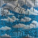 Tableau Street Art LA TETE DANS LES NUAGES