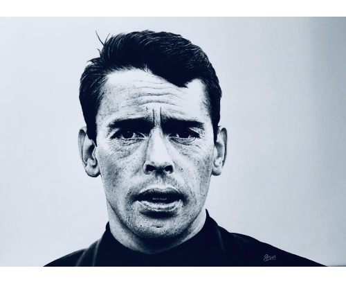 Tableau Street Art JACQUES BREL