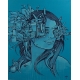 Tableau Street Art DEEP BLUE