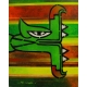 Tableau Street Art ABSTRACT QUETZALCOATL N°11