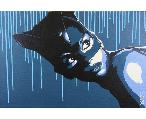 Tableau Street Art CATWOMAN