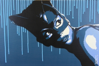 Tableau Street Art CATWOMAN