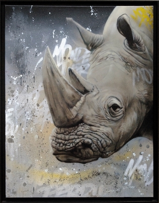 LOST WORLD signed THE RHINO