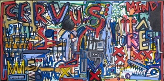 Tableau Street Art CERVUS MIND