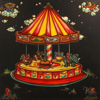 Street Art Artwork MY OWN CAROUSEL